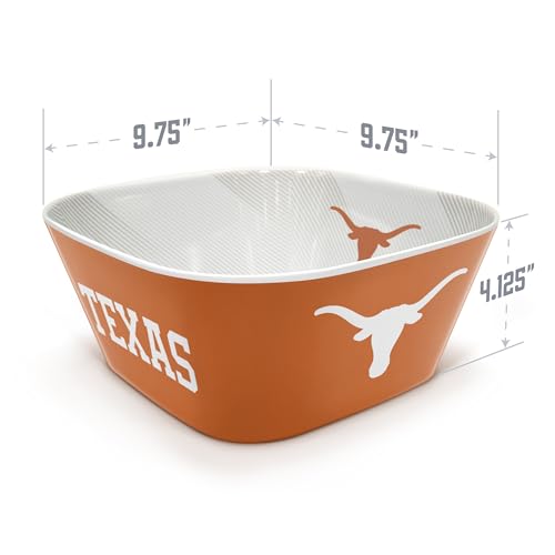 Image of YouTheFan NCAA Texas Longhorns Large Party Bowl
