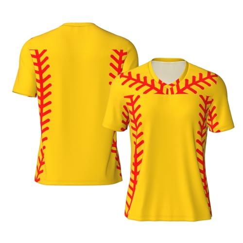 Stylish Athletic Sports Jersey Baseball-Stitches-Softball Men's Rugby Jersey Medium Black