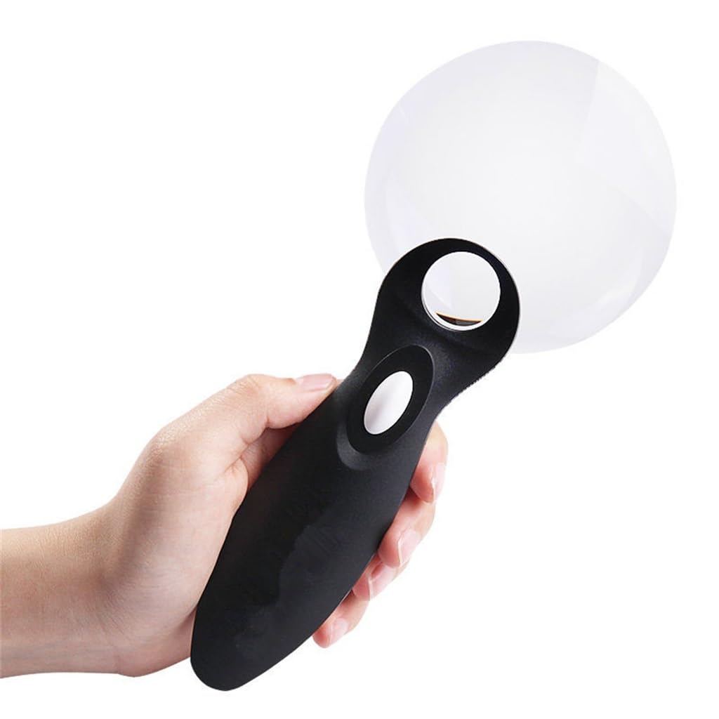 Lupa Iluminada De Mano Ligera Y Sin Marco