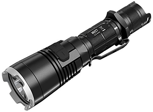 Nitecore MH27 - 1000 Lumen, rotes, grünes und blaues Zusatzlicht, Jagdlampe, schwarz