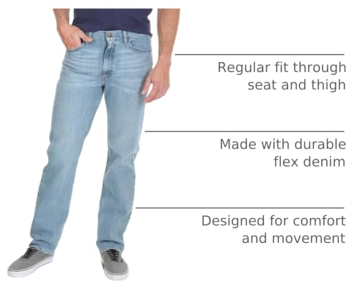 Image of Wrangler Authentics Men's Classic 5-Pocket Regular Fit Flex Jean