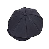 jerague Wool Newsboy Cap for Men Women - Classic Vintage Tweed Gatsby Lvy Cabbie Hat Flat Beret Cap...