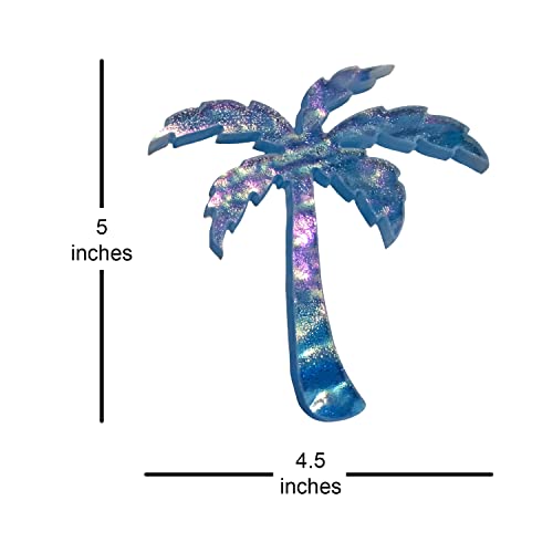 Marcador de escalera para piscina Palm Tree 5x4.5 Deep Blue miniatura 2