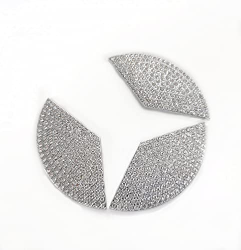 Image of Bling Accessories Car Logo Decal Fit for Mercedes Benz A C E Class GLA GLB CLA GLC GLE Sign Stickers (Style C)