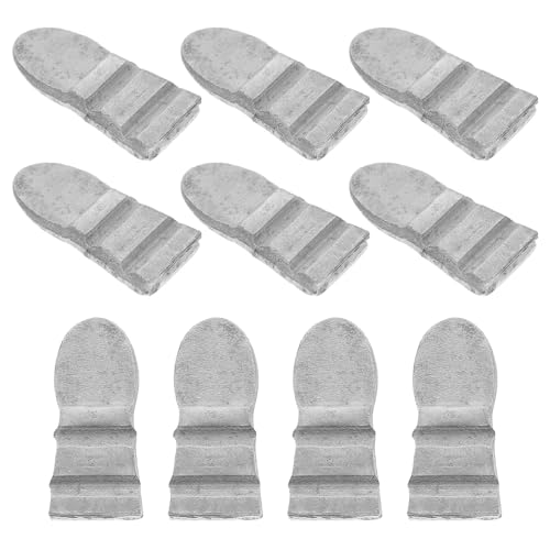 SHINEOFI Cales en Acier Robustes pour Manches de Marteau et Hachette – Lot de 10 Coins de Renforts Métalliques pour Outillage Menuiserie Outils de Camping et Réparation Industrielle