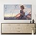5D DIY Diamond Painting Point de Croix Kit pour Adulte, belle princesse au coucher soleil 60x180cm Broderie Diamant Grande Taille kit Plein Forage Strass Diamant Peinture Salon/Bureau murale Décorer