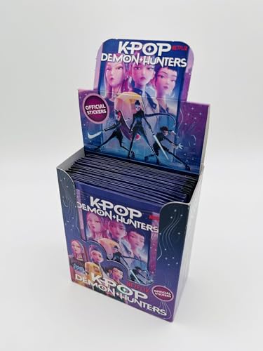 manuelkant Scatola Box 40 bustine per la raccolta di figurine di KPOP Demon Hunters Official Sticker