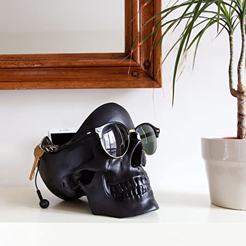 Suck-UK-Skull-Tidy-Jewellery-Organiser-Key-Bowl-Goth-Decor-Bedside-Table-Accessories-Holder-Gothic-Home-Decor-Accessories-Gothic-Gifts-Skull-Decor-Trinket-Tray-BLACK