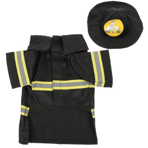 Disfraz de Bombero para Perros y Gatos Talla S