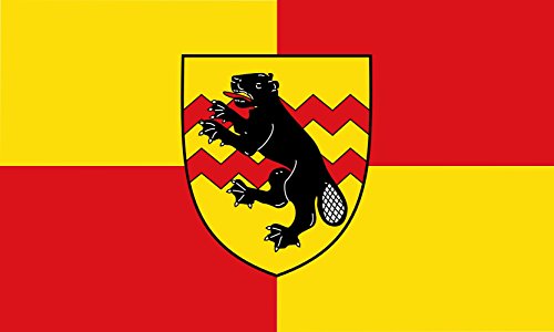 Drapeau Ostbevern grand format horizontal pour mât de mairie