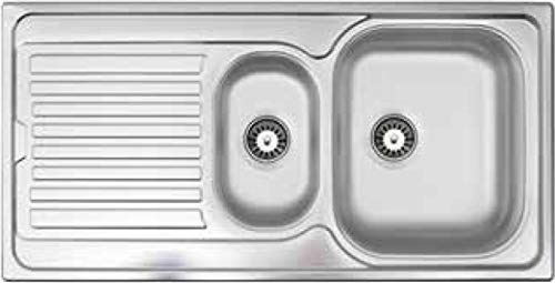 Lavello Cucina 1 Vasca e 1/2 con Gocciolatoio Sx