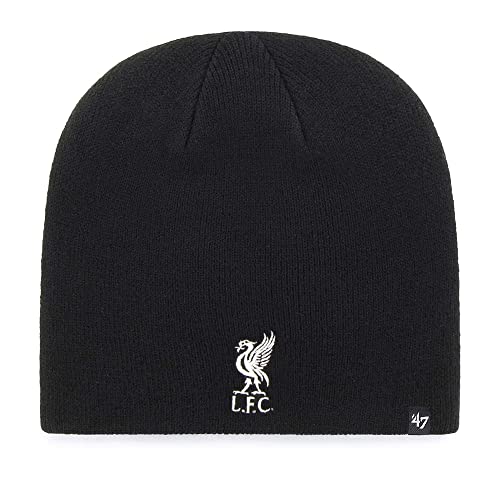 Liverpool FC - Authentic EPL Brand Black Knitted Beanie Hat