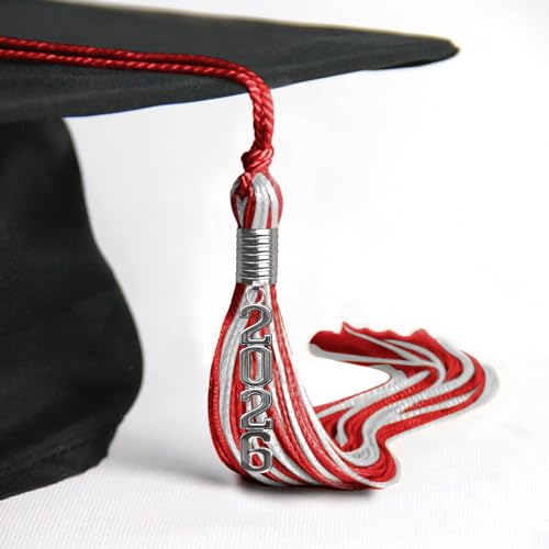 Borla de graduación de doble color 2026 que no se enreda ni deshilacha 5