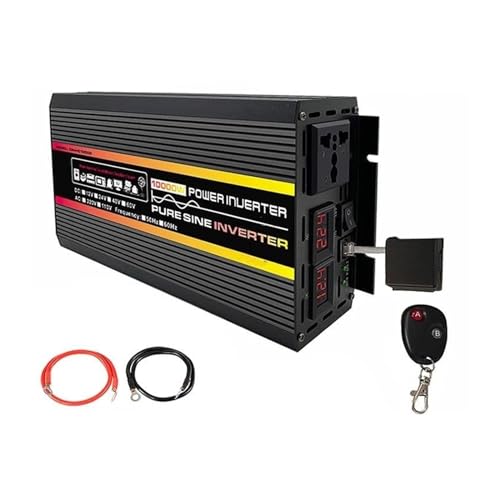 Onduleur puissance 10000W transformateur solaire 60V AC 220V onde pure