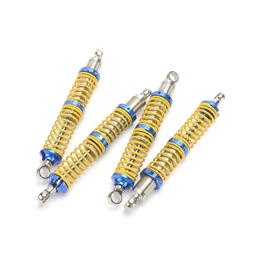 Amortisseur RC de précision en acier inoxydable jaune double section 1/10