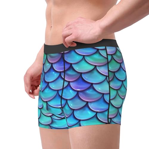 CUTEDWARF Mermaid Tail Men's Underwear Boxer Shorts Men Boxer Briefs Mens Printed Brief4