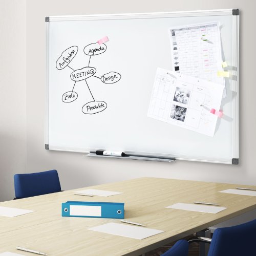 Tableau blanc aimanté 60x90 tableau magnétique mural blanc - 6