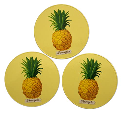Imanes decorativos de piña, 2 pulgadas, juego 10 unidades miniatura 6
