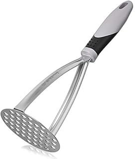 Potato Mashers, Joyoldelf Potato Masher Stainless Steel, Masher with Non-Slip Handle, Fruit & Vegetable Baby Food Masher