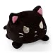 TeeTurtle | Reversible | Cute Mini Plushies | Black Cat | Squish Often - Cuddle Daily | Show Your Mood with Emotion