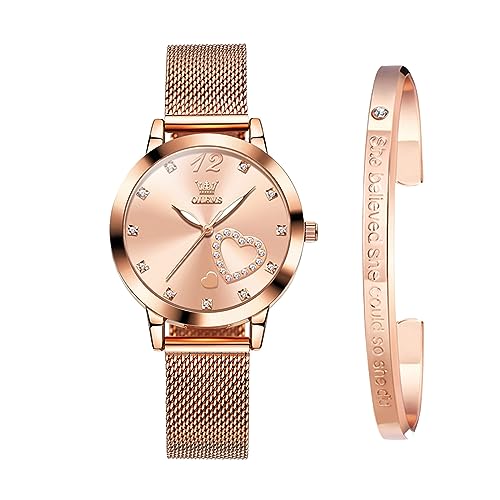 OLEVS Ŏv fB[X {NH[c  rv ^ [YS[h Vv XeX uXbg rv h30M vrփZbglC sNS[h ޏ ̓ v[g watch for women OLEV