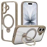 ラスタバナナ ケース カバー iPhone17 専用 ハイブリッド 耐衝撃吸収 ZERO SAFE Shaft マグネット充電 ベージュ 8896IP5AZSBE