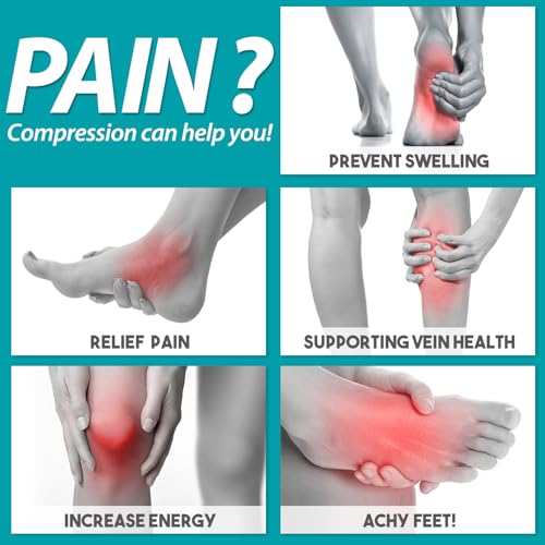 Are Compression Socks Good for Varicose Veins? 10 BLUEENJOY Copper Compression Socks for Women & Men (6 pairs) - Best Support for Nurses, Running, Hiking, Recovery