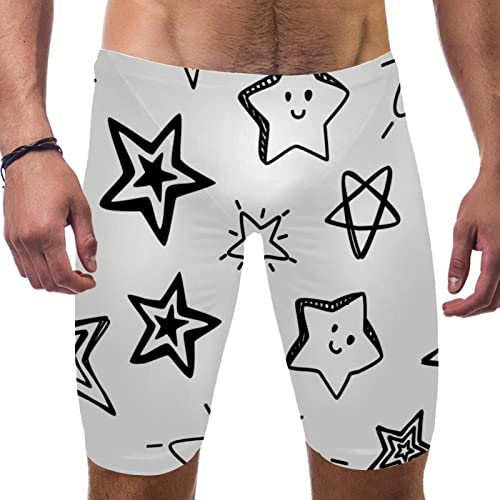 Maillot de bain Jammer de natation au design Sketchy Star multicolore S