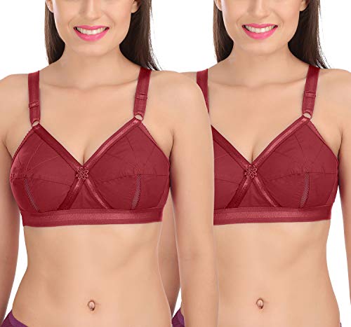 Image of SONA Perfecto Plus Size Cotton Bra for Woman Full Coverage Pack of 1