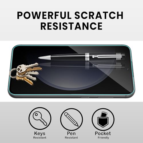 Image of ArmourPro Privacy Tempered Glass for Samsung Galaxy S23 FE 5G and Samsung A54 (6.4 Inch) Edge to Edge Coverage with Installation kit & Cable Protector | Black Anti-Spy Privacy Protection