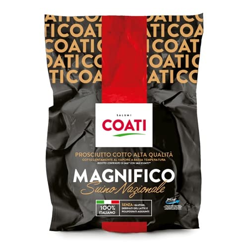 Magnifico Prosciutto Cotto Alta Qualità - Metà prosciutto, peso circa 4.5/5kg By Coati salumi