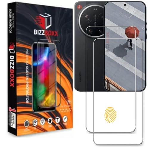 Image of Edge to Edge Tempered Glass Screen Protector Guard For Xiaomi 17 Ultra - HD Clarity, Ultrasonic Fingerprint Working Screen Guard (For Mi 17 Ultra - 6.9 inch) With Installation Kit - Pack of 2