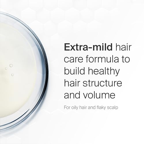 Scalp Balancing Shampoo - Gentle Anti Dandruff Shampoo Formula for Oily Hair and Flaky Scalp 33.8 Fluid Ounces (1 Liter with Pump)