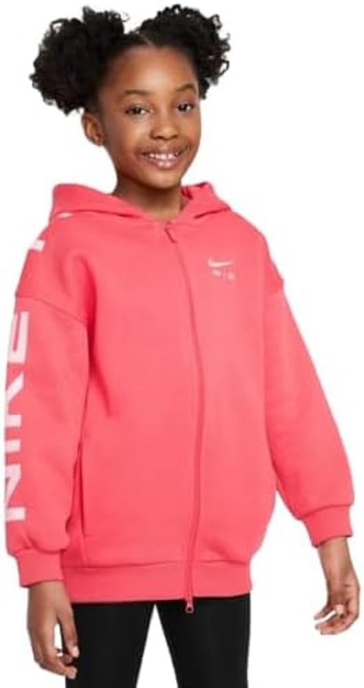 NIKE G NSW Club FLC Air HD FZ LS Sweatshirt Niñas