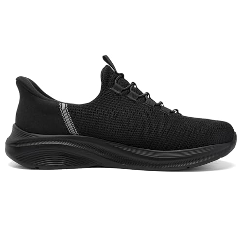 Image of Mens Wide Shoes Casual Slip On Shoes for Men - Men Loafers Wide Comfortable Boat Shoes with Arch Support