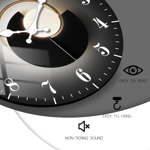 Horloge murale sans tic-tac pour éliminer les bruits nocturnes