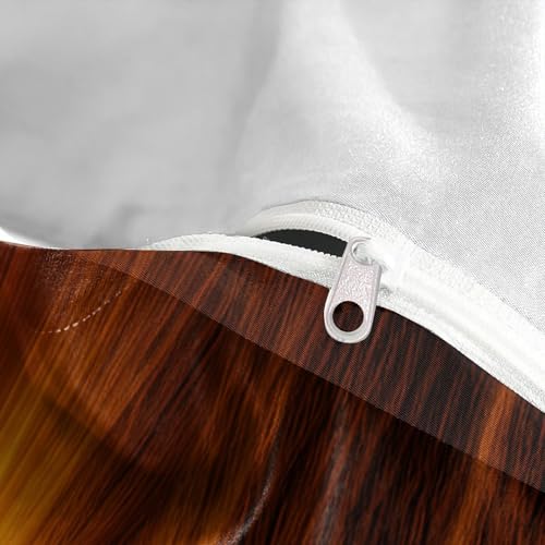 Housse de couette corbeau 220x240 parure de lit confortable microfibre 3D King - 8