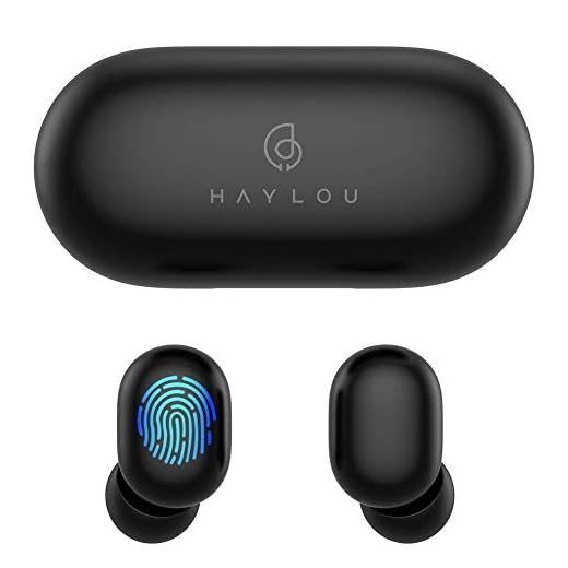 Wireless Earbuds,Haylou GT1-Plus Stereo Bluetooth 5.0 Touch Control Ear Buds with More Stable Connection/Super-Low Latency/IPX5 Waterproof/Total 12H Playtime