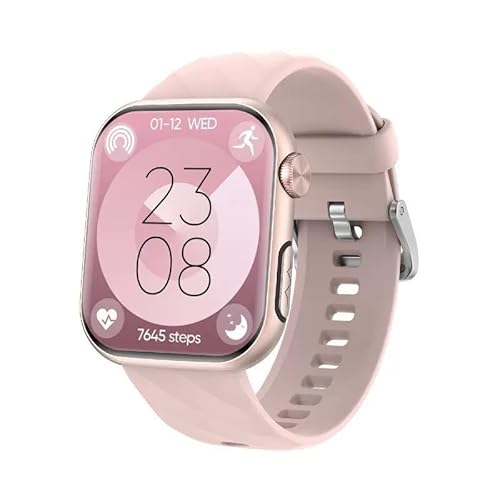 Marsyu Montre Connectée 𝐄𝐂𝐆/Acide Urique/BMI Hommes Femmes,1.97" AMOLED Montre Intelligente Santé avec Fonction Téléphone/Fréquence Cardiaque/SPO2/Moniteur Sommeil Montre Fitness(2 Bandes)