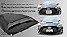 ICBEAMER Black Hood Scoop AERO DYNAMIC Speed Racer Waterproof FLOW w/ 3M tape No Drill Universal Fit For Auto Vehicle