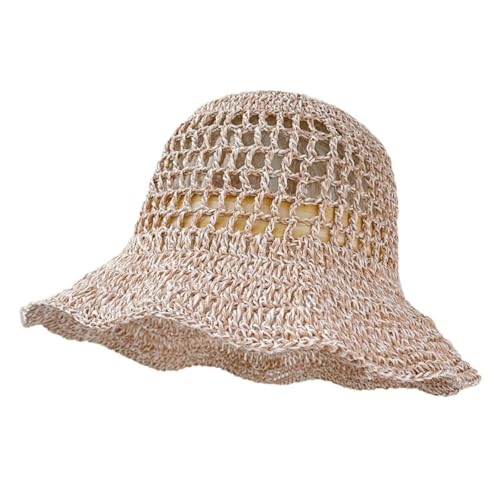 Chapeau de paille respirant à grand bord contre le soleil d'été