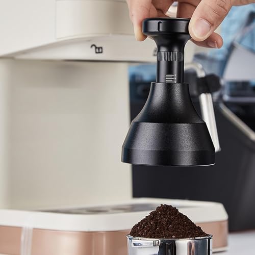 Herramienta para mezclar café y apisonador de café con bases planas ajustables 8