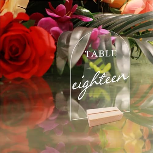 Numéro de table acrylique pour mariage : placez vos invités sans stress - 6