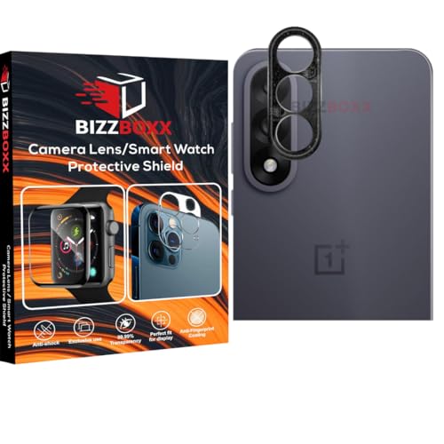 Image of Compatible With OnePlus Nord 5 5G Camera Lens Protector Ring Back Camera Glass Guard for Nord 5 Camera Protector (Black) - Pack of 1