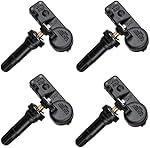 56029398AB TPMS Sensors Replacement for Chrysler Jeep Fiat Dodge Ram, Fits Charger Challenger Grand Cherokee Wrangler Tire Pressure Monitoring System OE#68142397AA 68241067AA 68241067AB 433MHz, 4Pcs