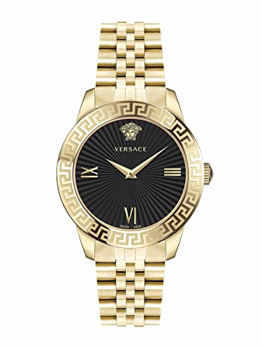 Versace Greca Signature Vevc01121 - Reloj De Pulsera Para Mujer 38 Mm, Con Correa De Acero Inoxidable Versace Greca Signature Vevc01121 - Reloj De Pulsera Para Mujer 38 Mm, Con Correa De Acero Inoxidable