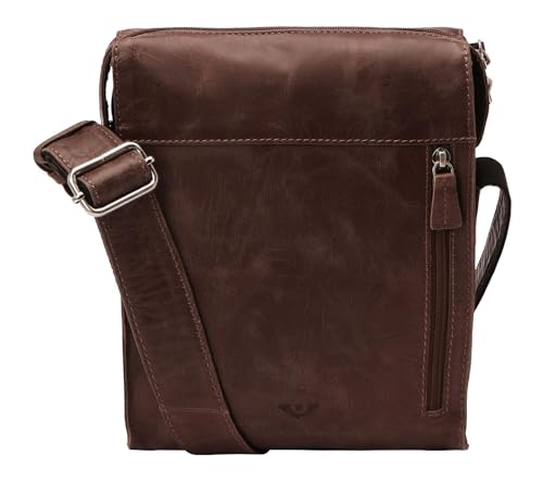 Sac Clark Crossbody Voi marron : sacoche homme en cuir pour ranger vos affaires
