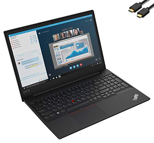2020 Lenovo ThinkPad E595 15.6'' IPS FHD Full HD (1920x1080) Business Laptop (AMD Quad-Core Ryzen 7 3700U, 16GB DDR4 RAM, 256GB SSD) Type-C, HD Webcam, RJ-45, Windows 10 Pro + IST Computers HDMI Cable