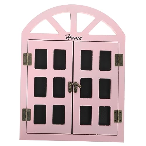 NAMOARLY Retro Window Decor Wooden Blackboard Pendant Hanging Message Board for Home Bar Restaurant Weddings Reusable Chalkboard with Smooth Surface for Easy Writing