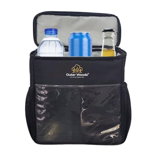 Outer Woods Insulated Cooler Bag for Cars and SUVs Water Bottle Bag for Car Drinks Cooler for Cars Insulated Bag